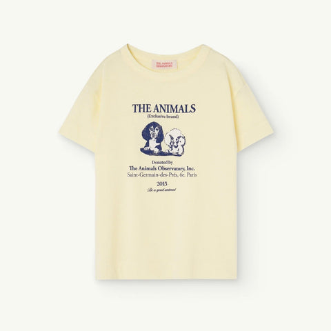 Soft Yellow Kids Rooster T-Shirt