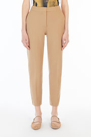 Viscose Jersey Beige Trousers