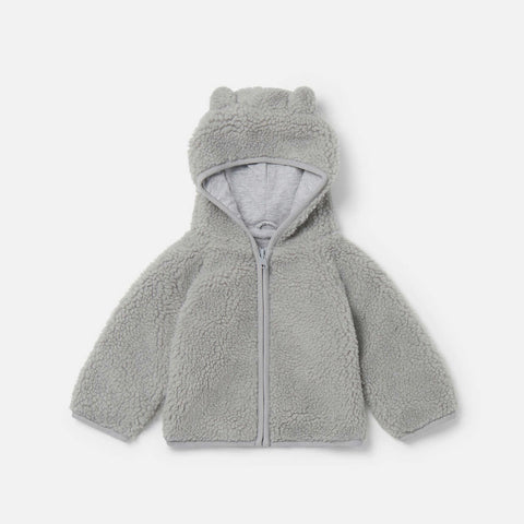 Bear Ear Hooded Fleece Jacket