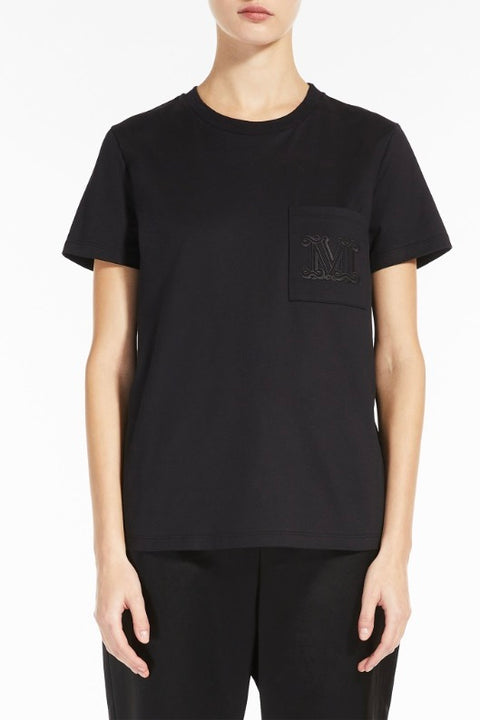 Cotton Jersey T-Shirt - Black