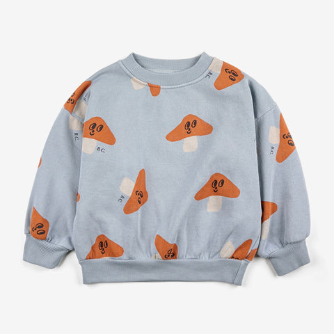 Mr. Mushroom All Over Kids Sweatshirt