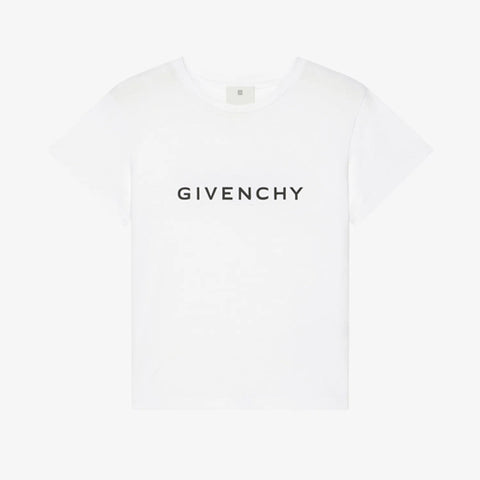 Givanchy Kids Cotton T-Shirt - White
