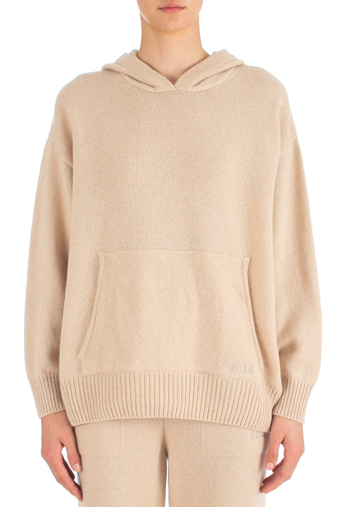 Cashmere Blend Sweater - Beige