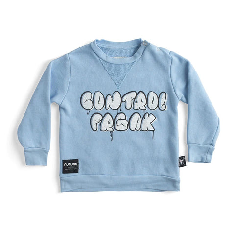 Bubbly Control Freak Babies Sweatshirt - Blue