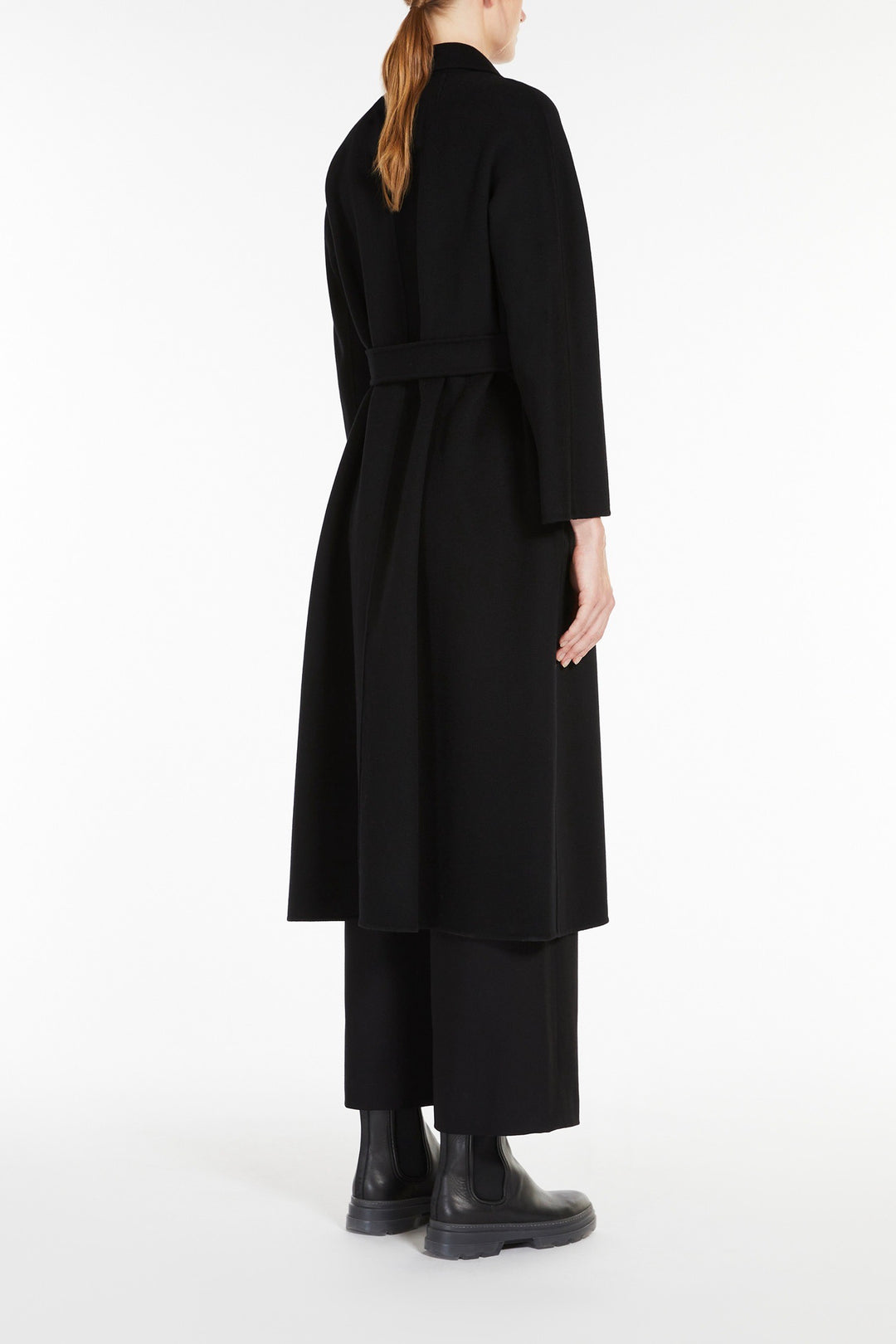 Long Wool Black Coat – avecel
