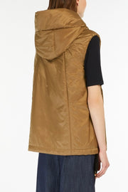 Water-Repellent Vest - Camel