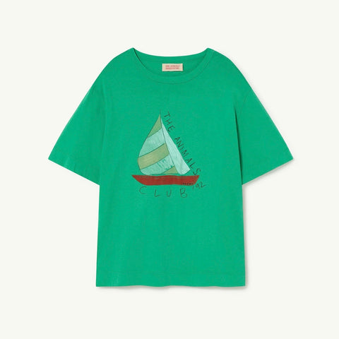 Green Rooster Oversize Kids T-Shirt