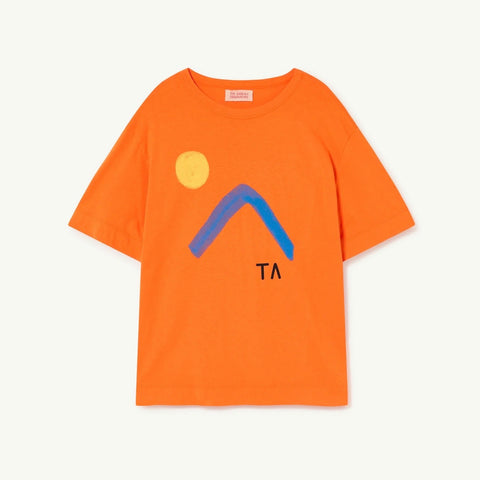 Orange Rooster Oversize T-Shirt