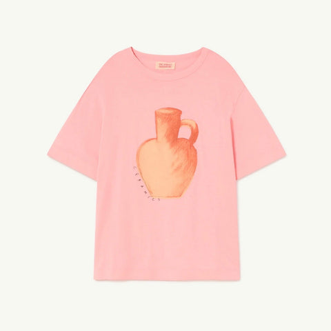 Pink Rooster Oversize Kids T-Shirt