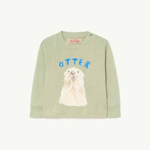 Soft Green Dog Babies Long Sleeve T-Shirt