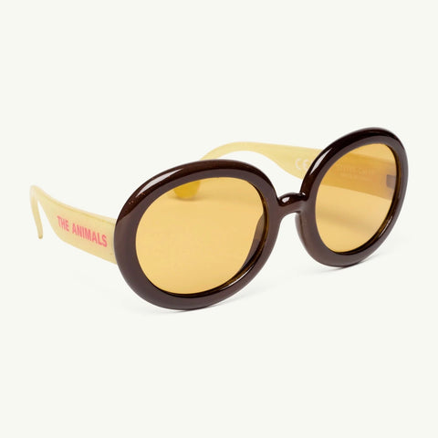 Soft Yellow Circular Sunglasses