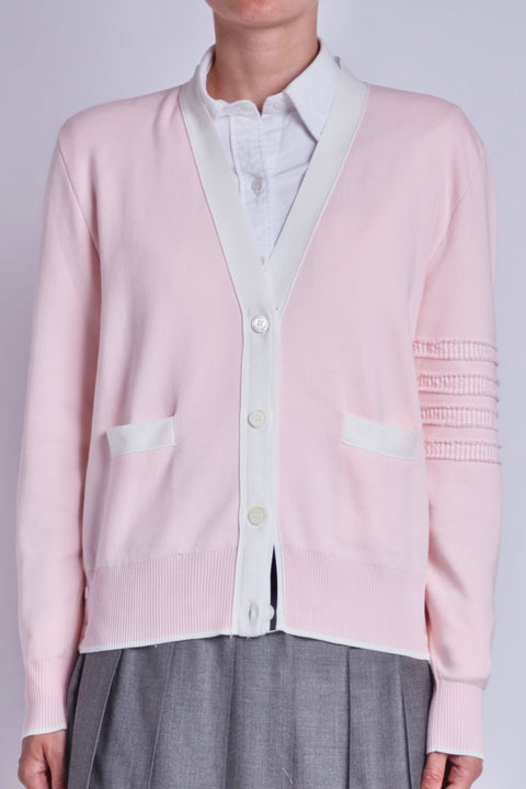 Cotton Pink Cardigan