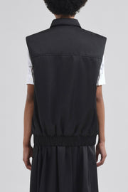 Taffeta Bomber Vest