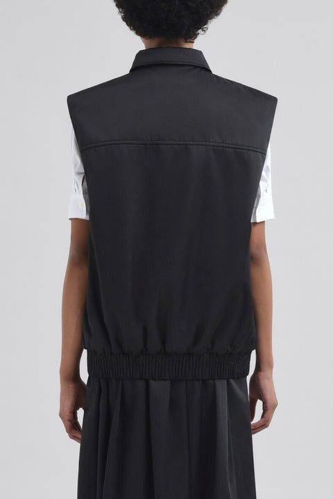 Taffeta Bomber Vest