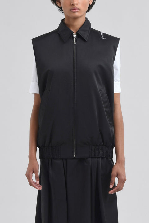 Taffeta Bomber Vest