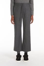 Flannel Jogging Trousers - Grey