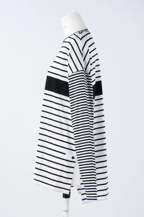 Line Pullover - White/Black