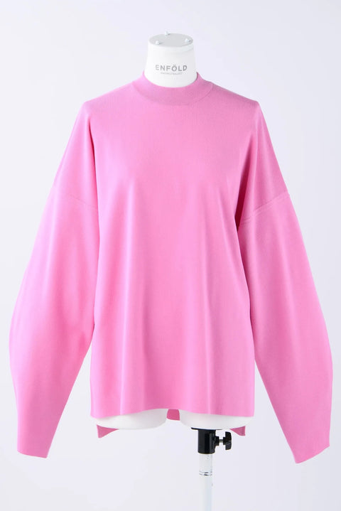 Box Knit Pink Pullover