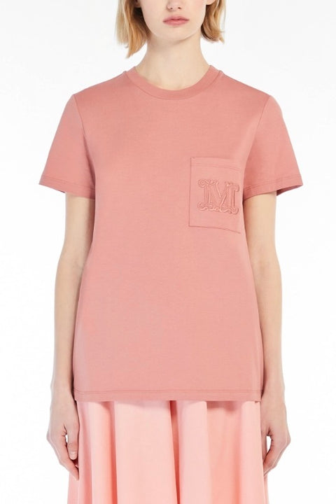 Cotton jersey T-shirt - Peach