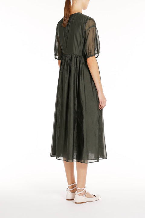 cotton organza dress KkCo Unique Sheer Organza "Nine Twenty Seven" Dress a la Rocha Goddard Bahnsen S