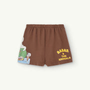 Babar Brown Kids Clam Shorts