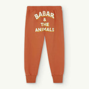 Babar Orange Kids Panther Sweatpants