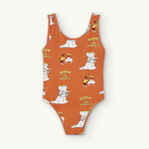 Babar Orange Trout Swimsuit