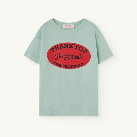 Turquoise Kids Rooster T-Shirt