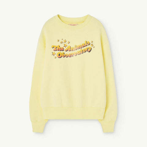 Soft Yellow Kids Bear Sweatshirt