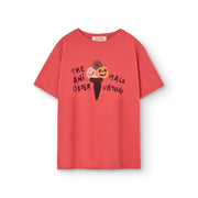 Red Icecream Big Rooster Kids T-Shirt