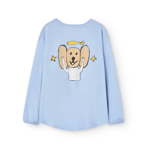 Soft Blue Anteater Kids T-shirt