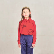 Red Love Eel Polo Kids Shirt