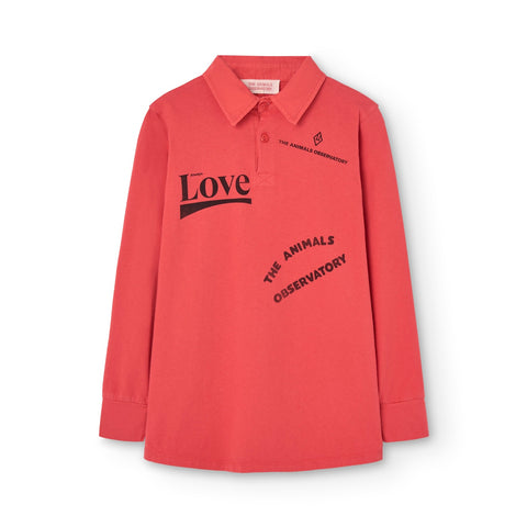 Red Love Eel Polo Kids Shirt