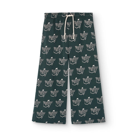 Deep Green Cool Platypus Kids Sweatpants