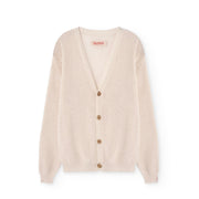 Raw White Racoon Kids Cardigan