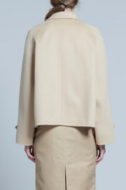 Wool and Cashmere Beige Jacket