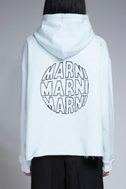 Light Blue Logo Hoodie