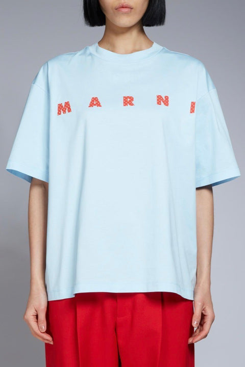 Marni Logo Blue T-Shirt