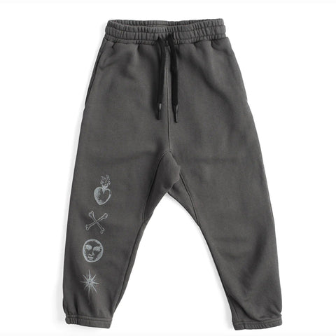 Kids Moon Inked Sweatpants - Graphite