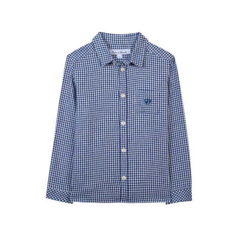 Checked Blue Shirt