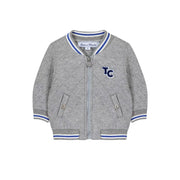 Grey TC Monogram Cardigan