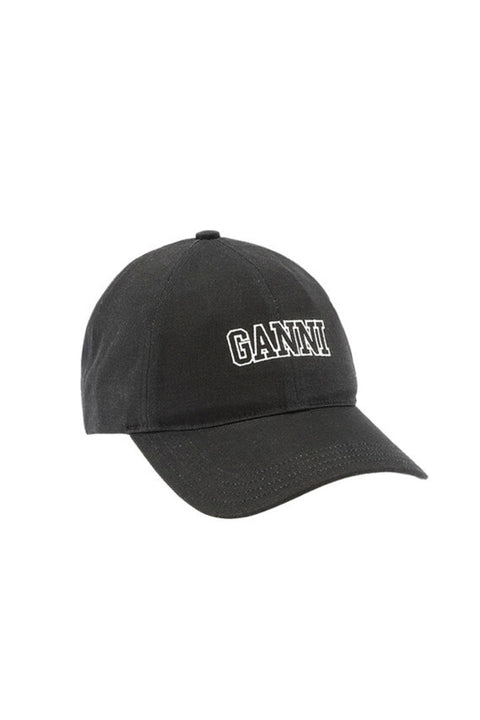 Embroidered Black Cap