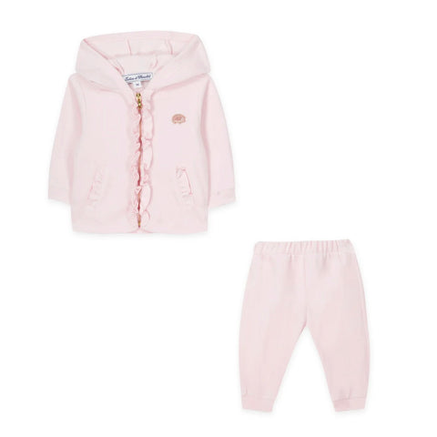 Cotton Pale Pink Jogging Suit