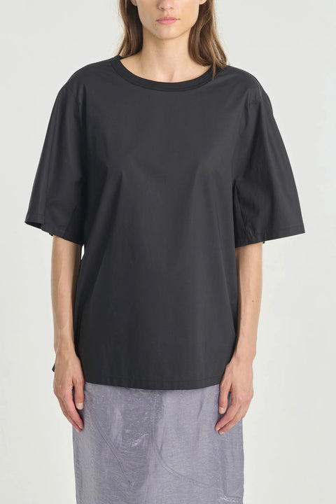Structured T-Shirt - Black
