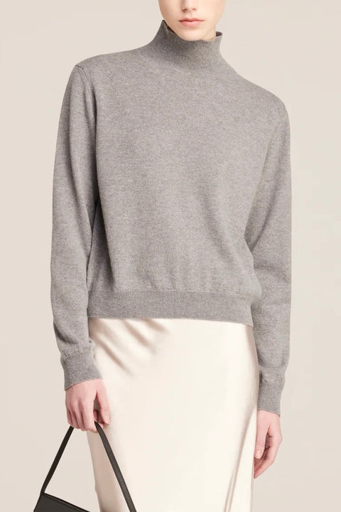 Linda Turtleneck Sweater - Grey