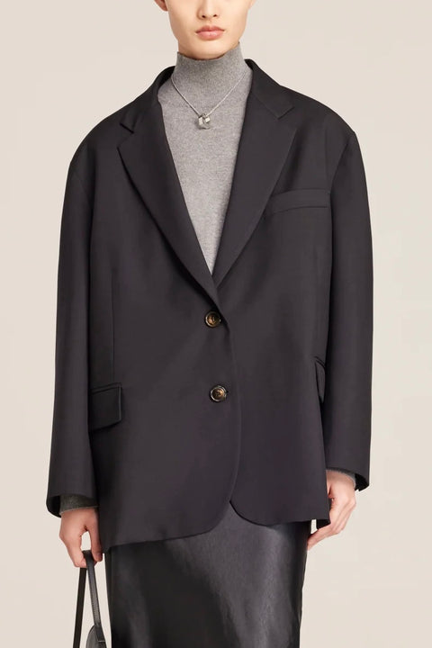 Emma Loose Jacket - Black