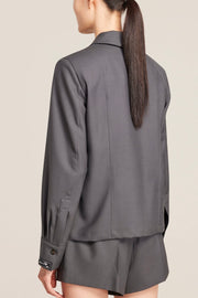 Luisa Shirt Jacket - Grey