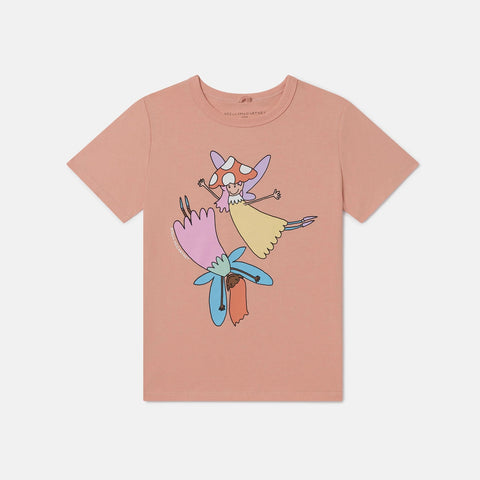 Fairies Print Crewneck T-Shirt