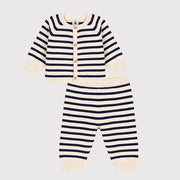 Babies Stripe Knit Set