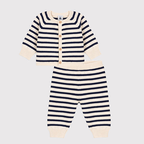 Babies Stripe Knit Set